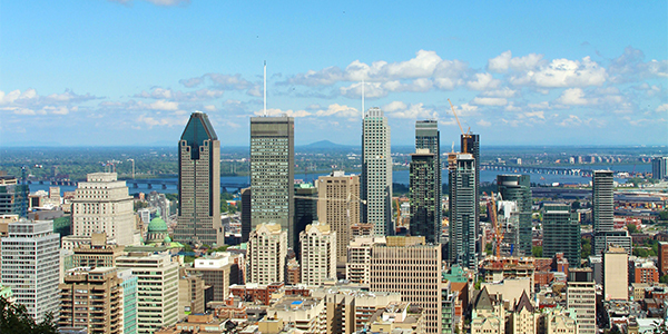 Vista cidade Montreal