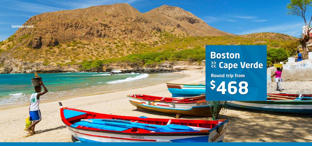 Boston > Cape Verde from $468 (round trip)